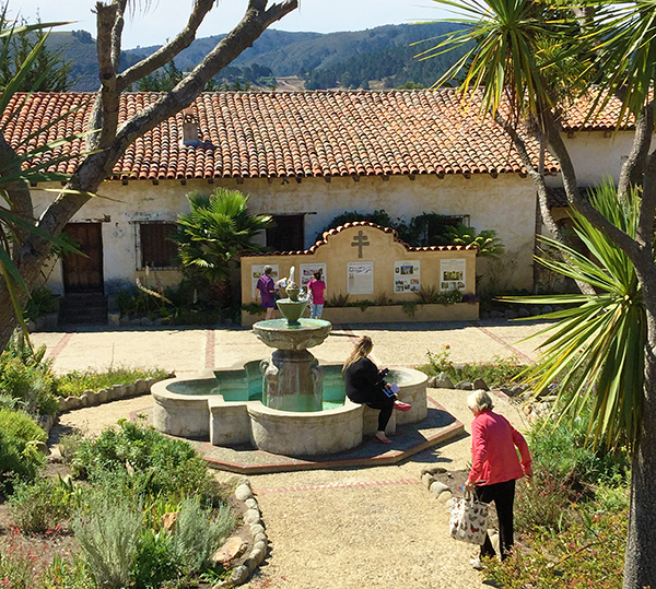 Carmel Mission Courtyard