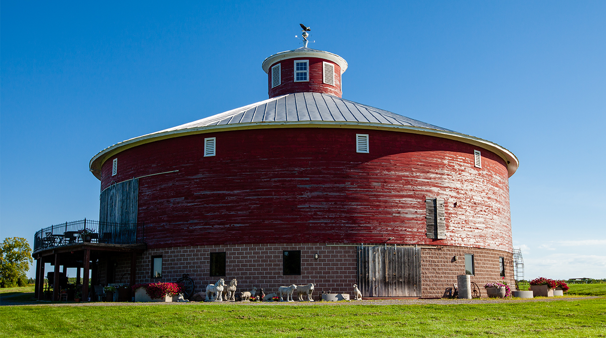 Round Barn in Driftless Area