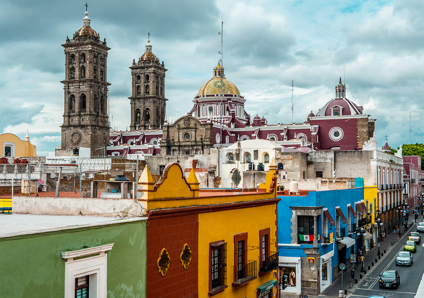 Downtown Puebla Mexico